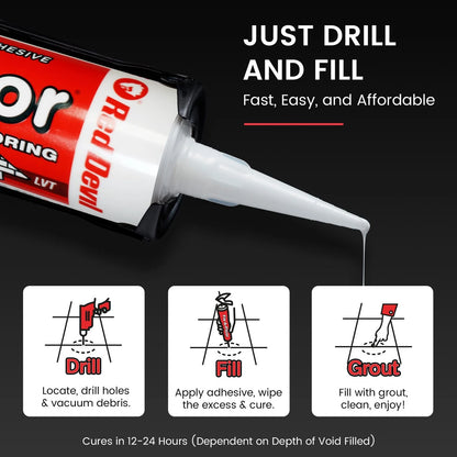 The  Fix-A-Floor Loose Tile Repair 10.1 Oz (Pack of 2), White