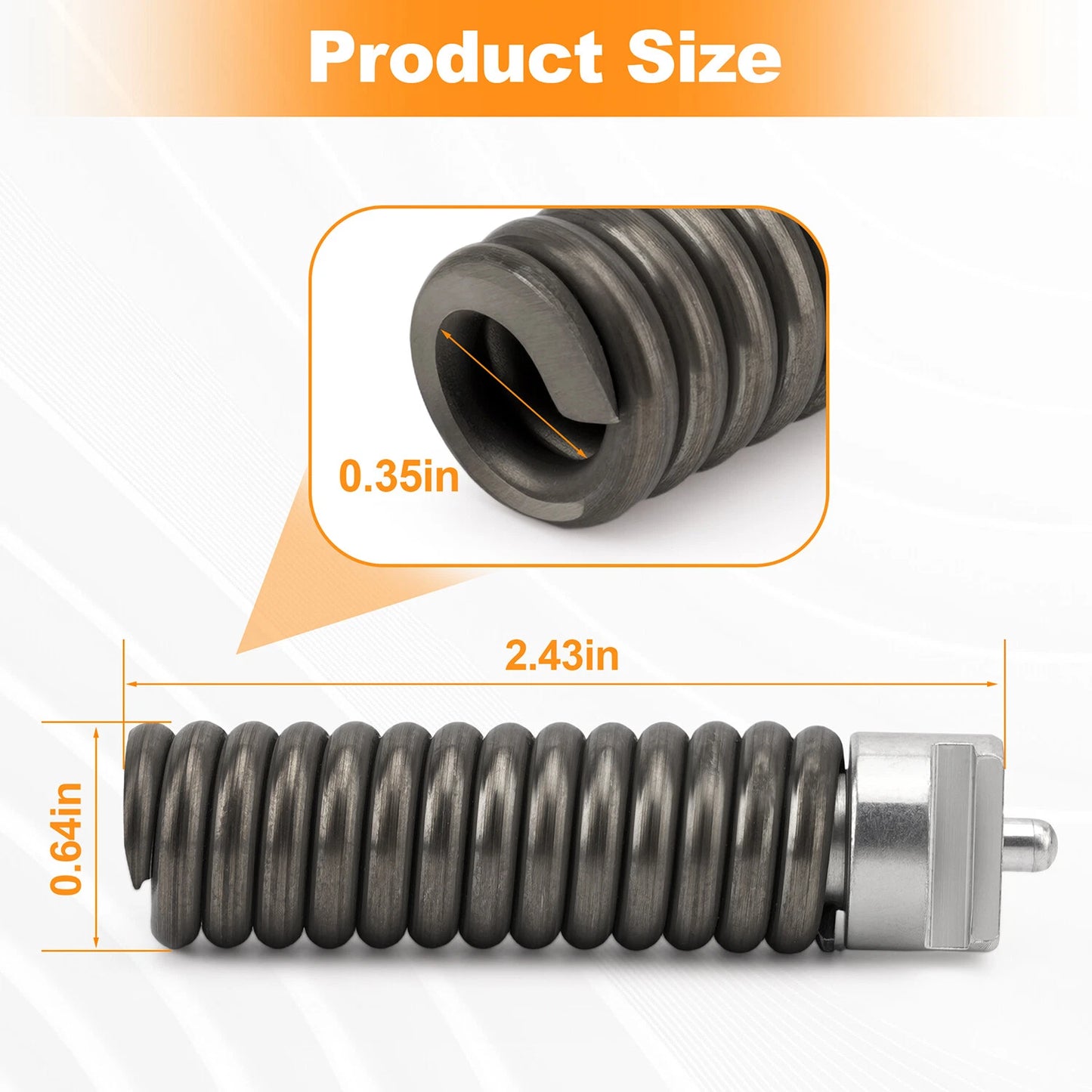 91037 Cable Repair Coupling 3/8-Inch Compatible with Drain Cleaning Cable