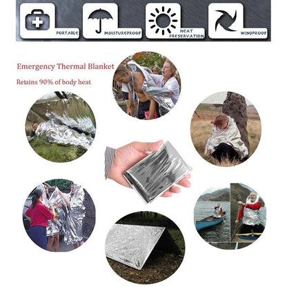 XUANLAN Emergency Survival Kit 13 in 1, Outdoor 7 x 4.5 x 2", kit 1