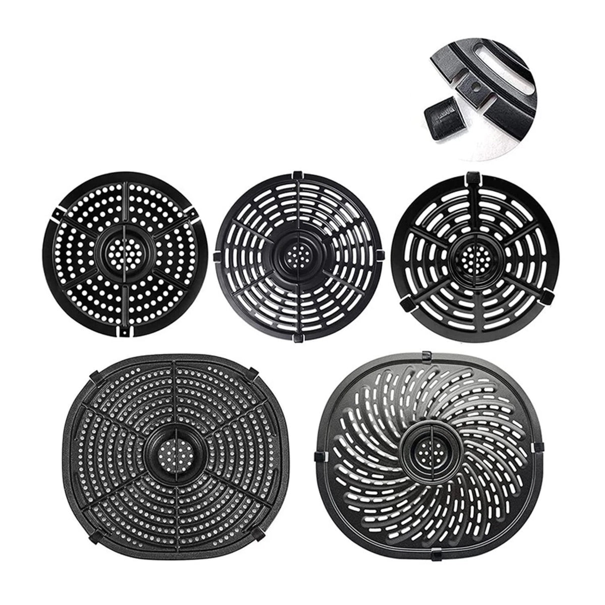 ZYAMY 10pcs Air Fryer Rubber Bumpers Premium Feet, Silicone Pieces,...
