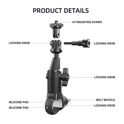 Anti-scratch Mountain Bike Handlebar Mount For Insta360 X4/X3 For Gopro For DJI