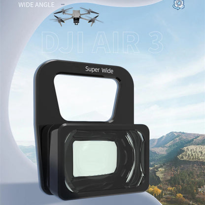 Ultra Wide Angle Lens 108° Frame Optical Glass Lens For DJI Air 3 Drone Camera