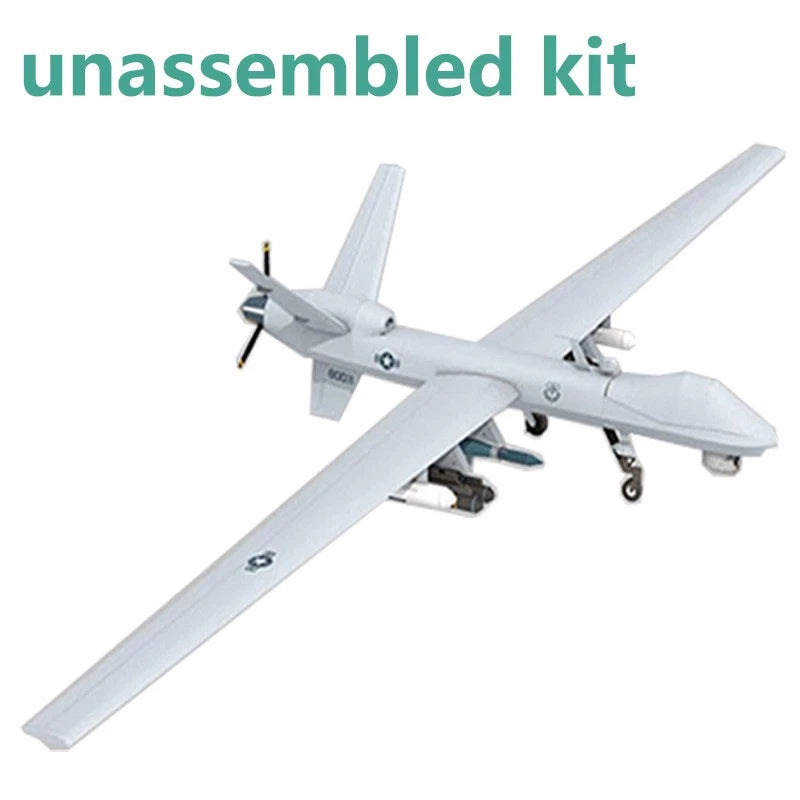 1/32 MQ-9 Reaper UAV Plane Paper Model Military Aircraft Unassembled Gift/Decor