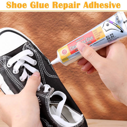 Evatage Waterproof Shoe Glue Kit for Sole Repair - Adhesive Clear
