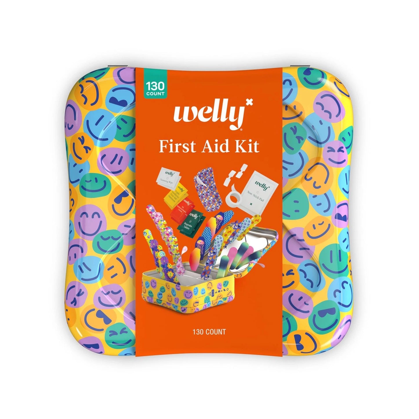 Welly First Aid Kit | FSA Eligible | 130 Count (Pack of 1),
