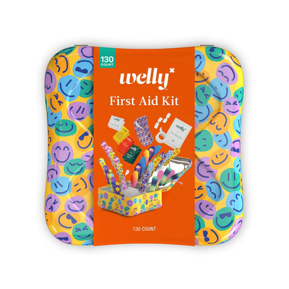 Welly First Aid Kit | FSA Eligible | 130 Count (Pack of 1),