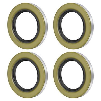 4PCS Trailer Hub Grease Seals Repair Compatible For 5200-7000 lb Trailer Axle