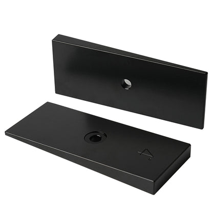 2" Wide 4°Degree Steel Leaf Spring Degree Shims Black- Set of 2