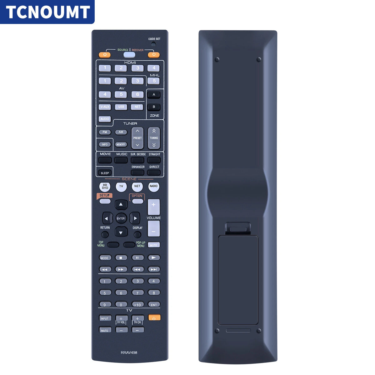 RAV498 Remote Control For Yamaha AV Receiver HTR-5066 HTR5066 RX-V575 RXV575
