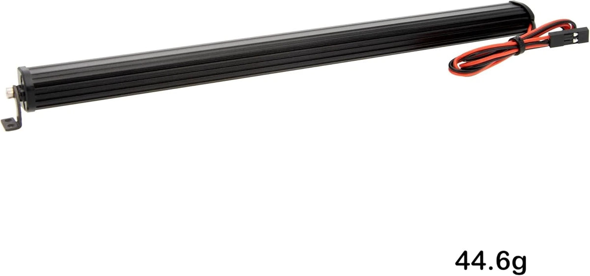 MEUS RACING RC Car LED Lights Roof Light Bar Kit 1/10 185mm, 18 Beads, Black