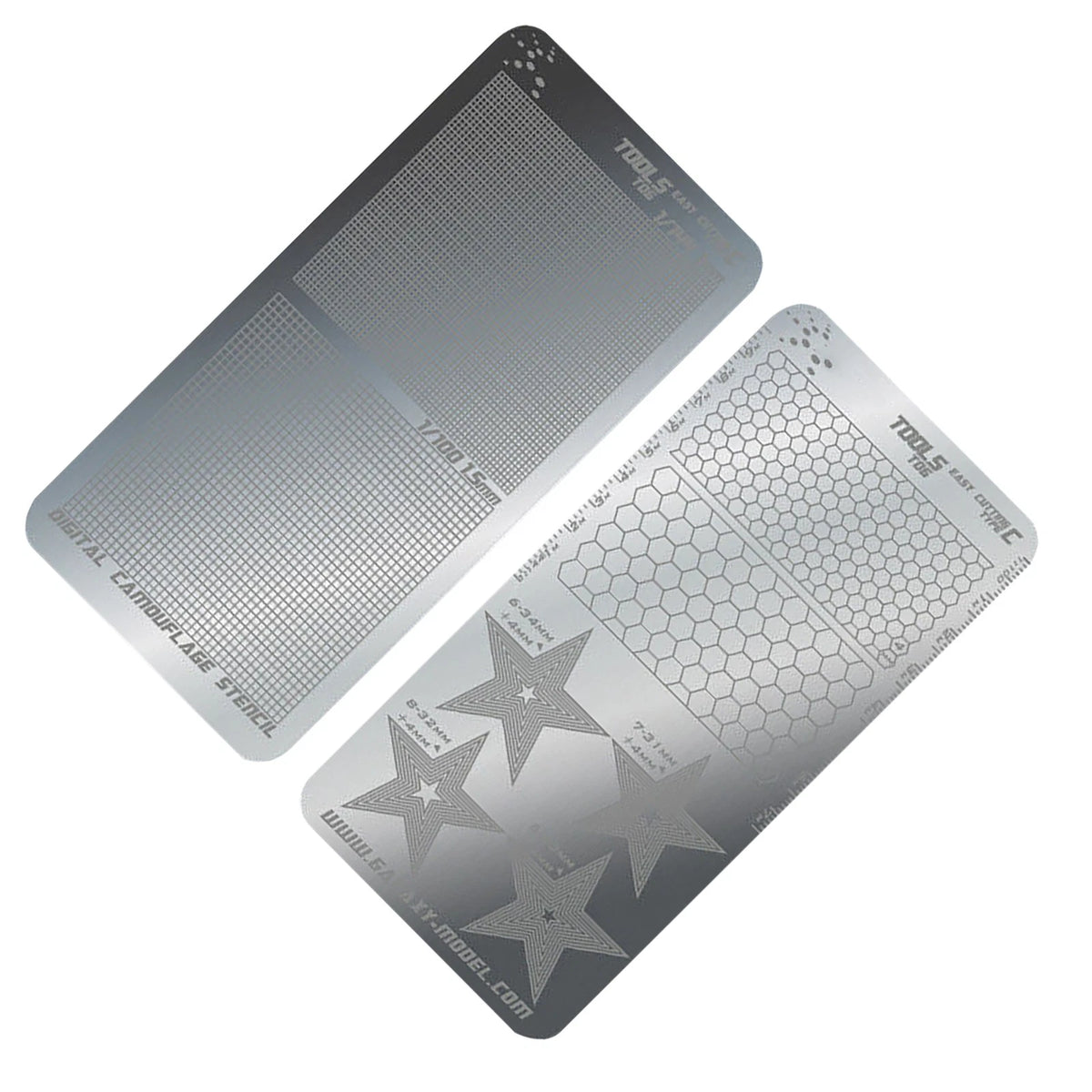 T06A03 Stainless Steel Masking Sheet Easy Cutting Type Board Hobby Tools Fuu