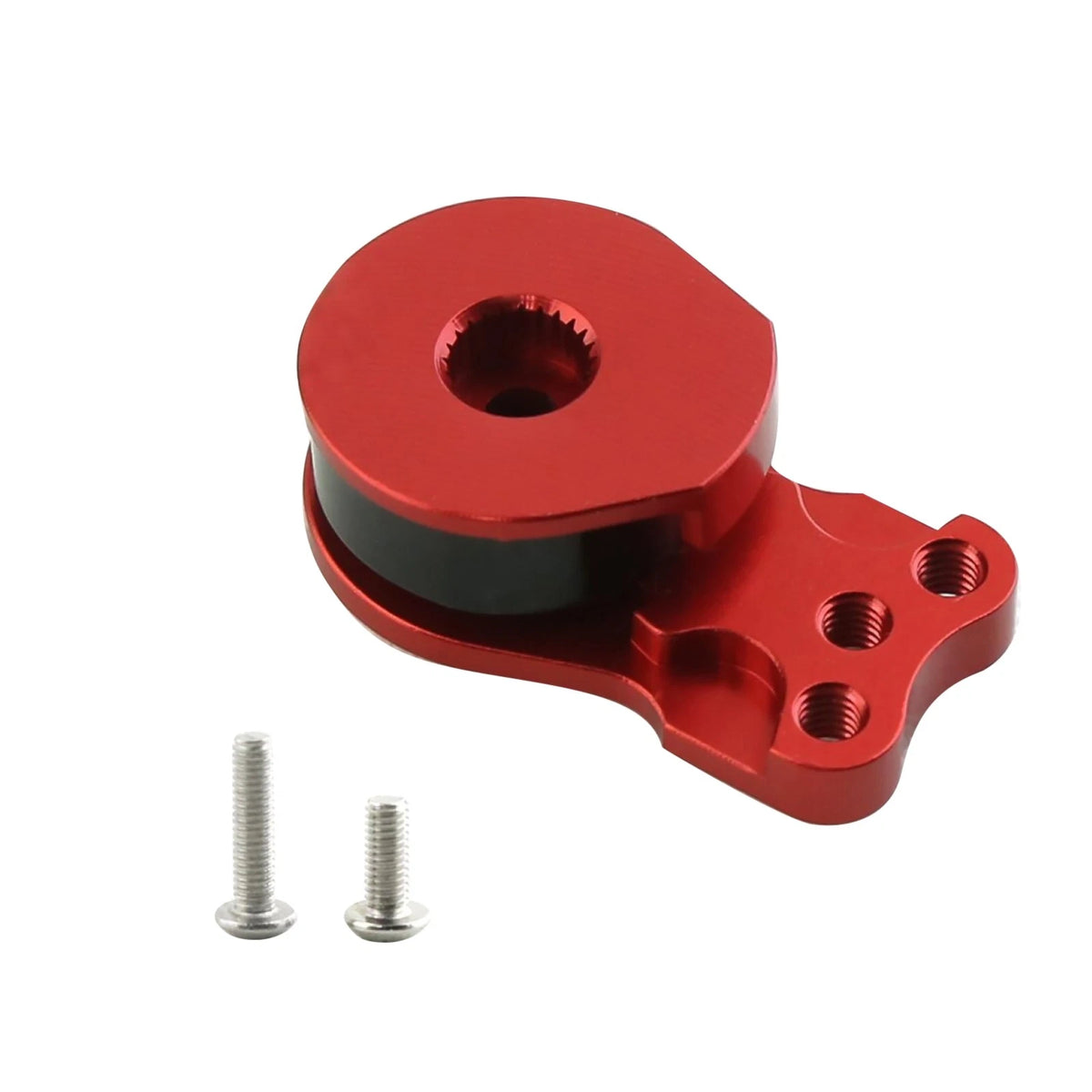 Red 25T CNC Aluminum Steering Servo Swing Arm Horn for 1/8 1/10 RC Crawler Car j