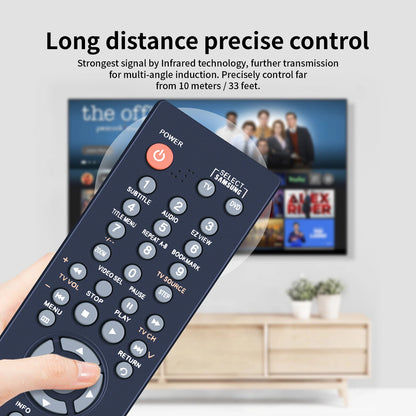 00084Q Remote Control For Samsung DVD-1080 DVD-1080AV DVD-1080P9 DVD-1080PR