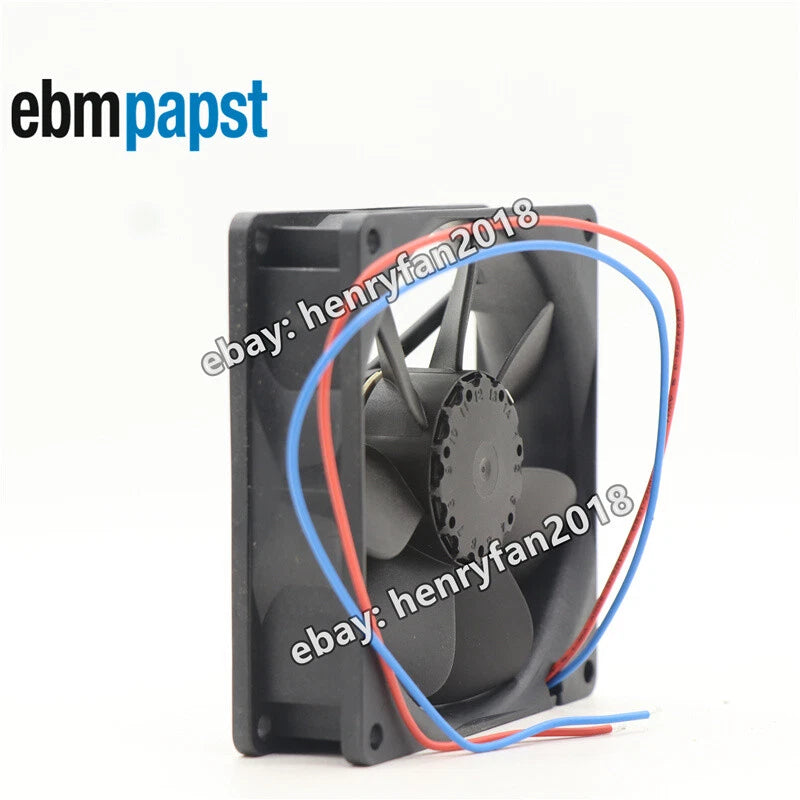 Ebmpapst 3414N DC Axial Fan 24V 2.3W 96mA 49.4CFM 92*92*25mm 2-Wire Cooling Fan