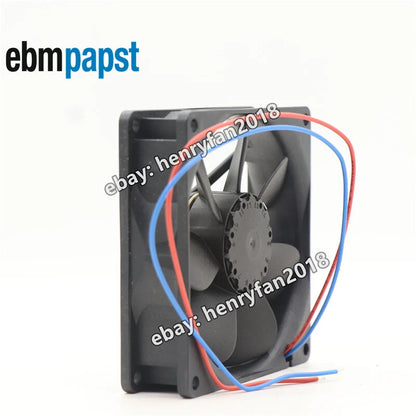 Ebmpapst 3414N DC Axial Fan 24V 2.3W 96mA 49.4CFM 92*92*25mm 2-Wire Cooling Fan