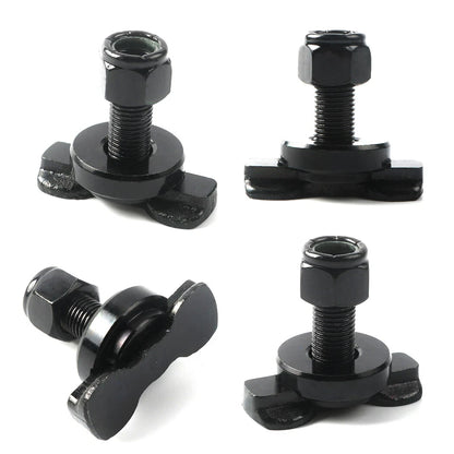 8 Pcs L-Track Double Lug Threaded Stud Nut Fitting Tie Down|  with L Track R