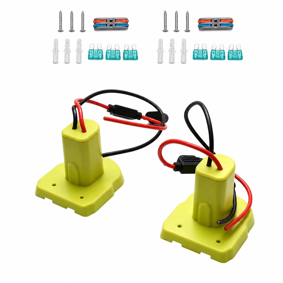 Fits for Ryobi 18V Battery Adapter Conversion Kit Mini Pump 12V with 30A Fuse