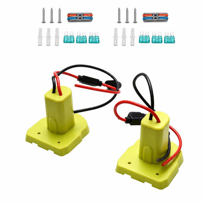 Fits for Ryobi 18V Battery Adapter Conversion Kit Mini Pump 12V with 30A Fuse