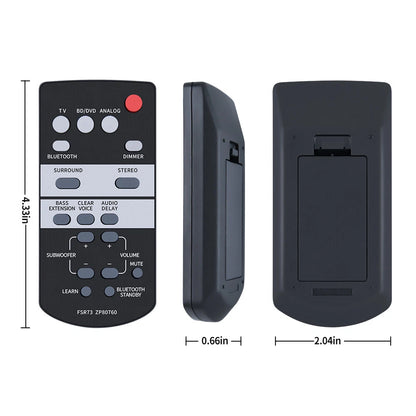 FSR73 ZP80760 For Yamaha SoundBar Speaker System Remote Control ATS-1050