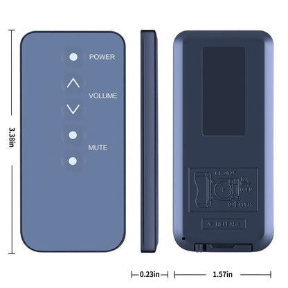 For ZVOX Replacement Remote Control AccuVoice AV100 AV102 AV110 TV Speaker