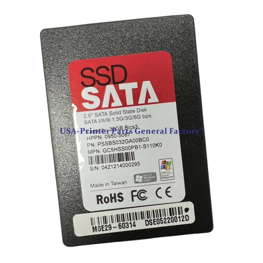 M0E29-67116  2.5in 32GB SSD Fit For HP Latex 560 570  V2 Storm Sv W/Fw HDD