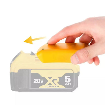 Power Connector Battery Adapter For DeWalt DCB205, DCB200 18V/20V Max Battery