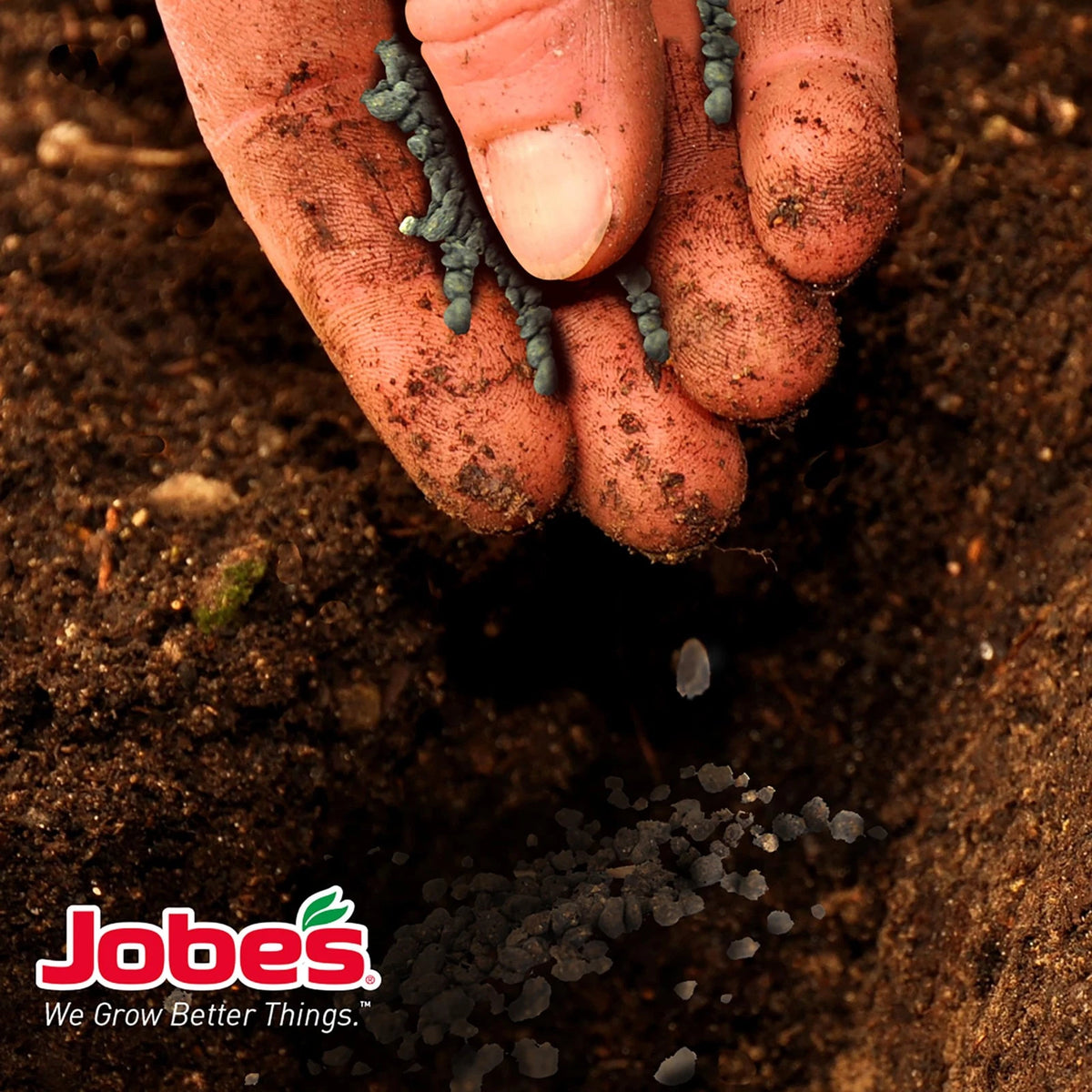 Jobe’s Organics Granular Garden Fertilizer, Easy Plant Care 4 lbs, White