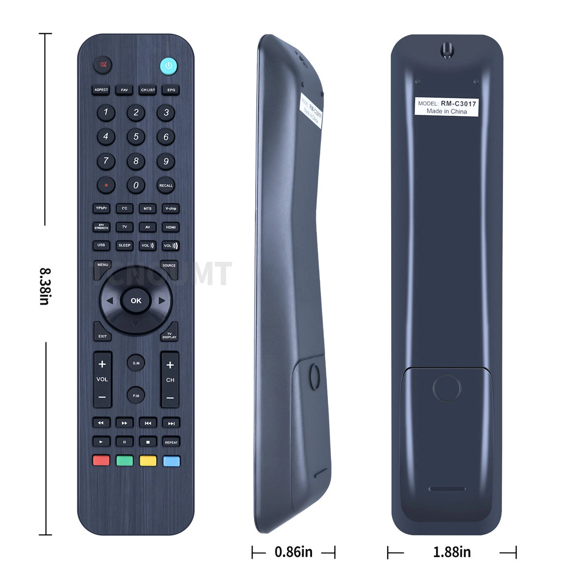 RM-C3017 Remote Control For JVC 4K Ultra HD LED LCD TV LT-55UE76 LT55UE76