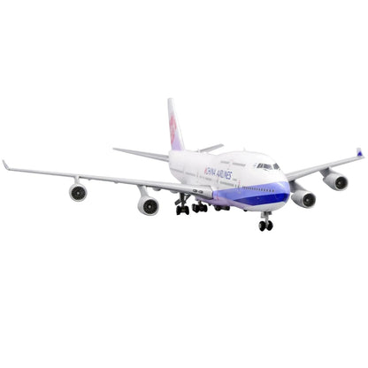 20cm Diecast Alloy 1/350 Scale China Airlines B747 Aircraft Model Scene