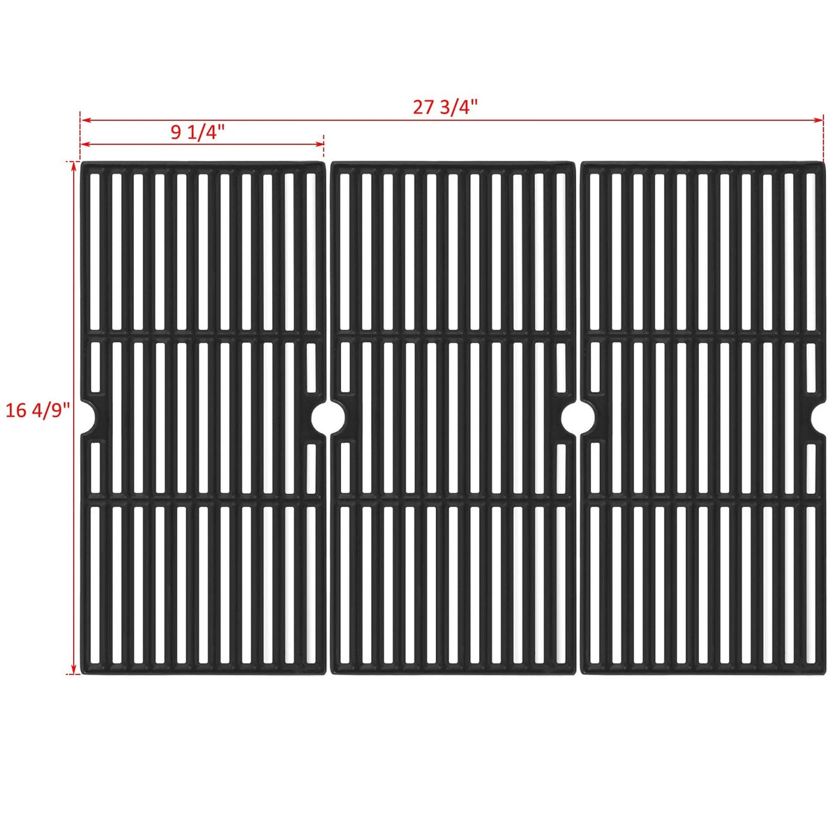 DGH474CRP DGF493BNP Grill Grates 3pcs grates 16 1/2” x 27 3/4” in total