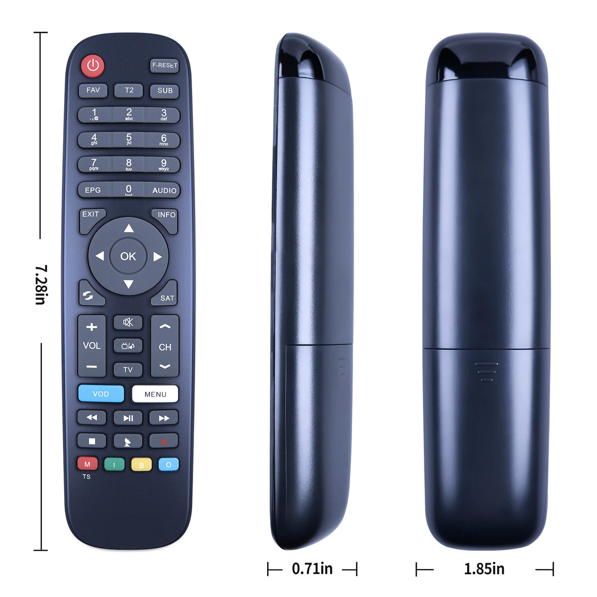 Replacement Remote Control For Receptor Mibosat M1 M2 M3
