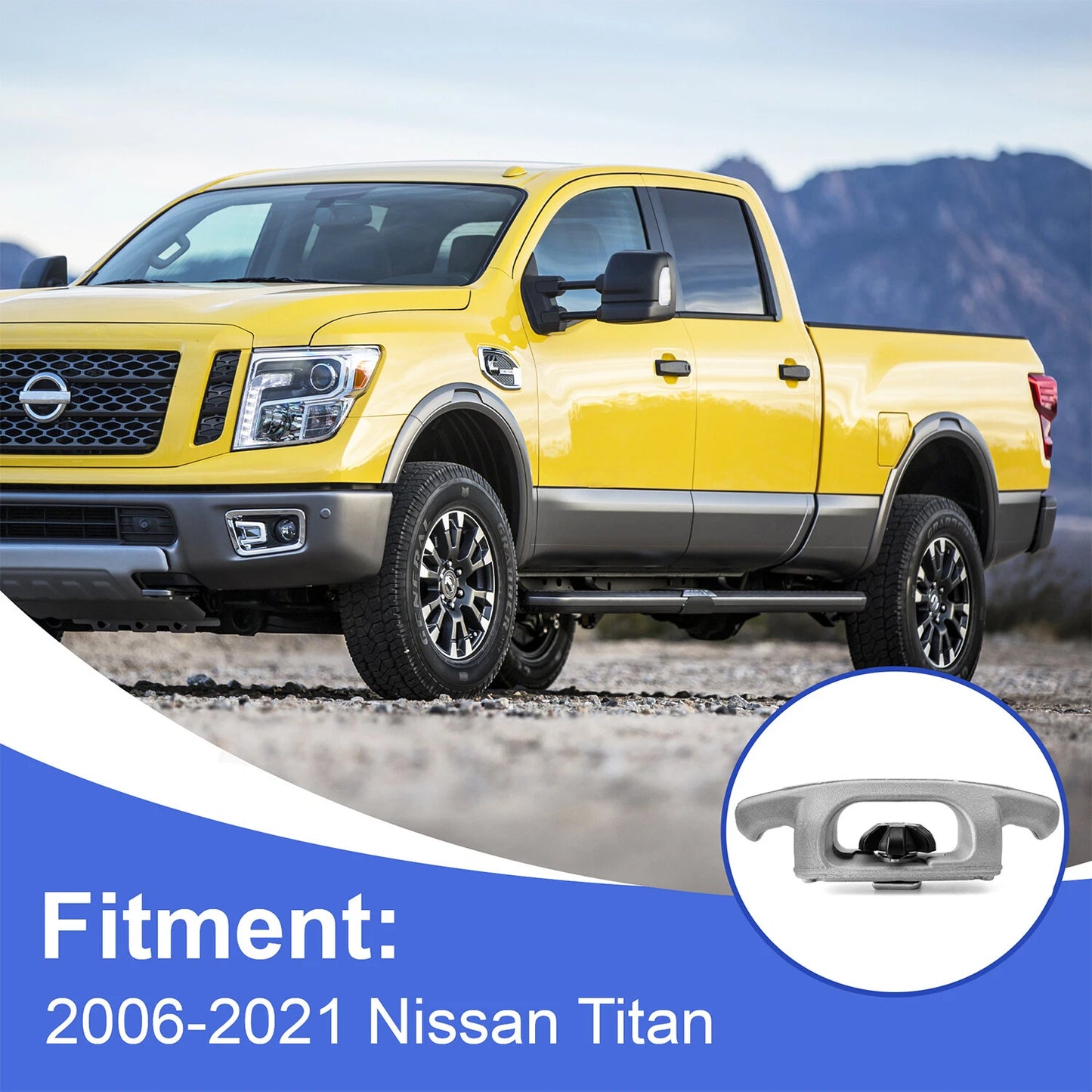 Fits Nissan 2016-2023 Titan XD Titan Truck Cargo Tie Down Cleat 999T7-W3900 4PC