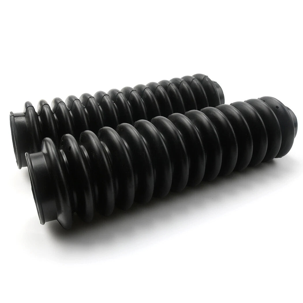 Black Universal Fork Boots  For HONDA ATC 250SX 1985 1986 1987