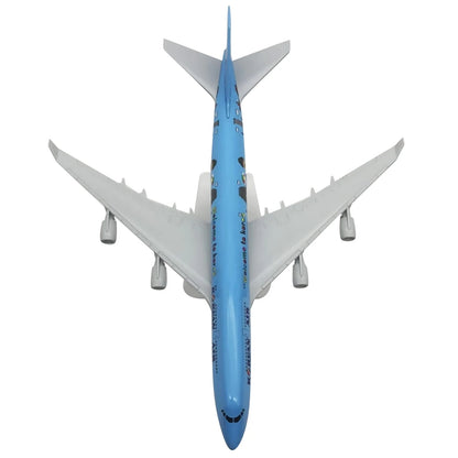 1:350 Diecast Alloy Korean Air Aircraft B747 Airplane Simulation Model Display