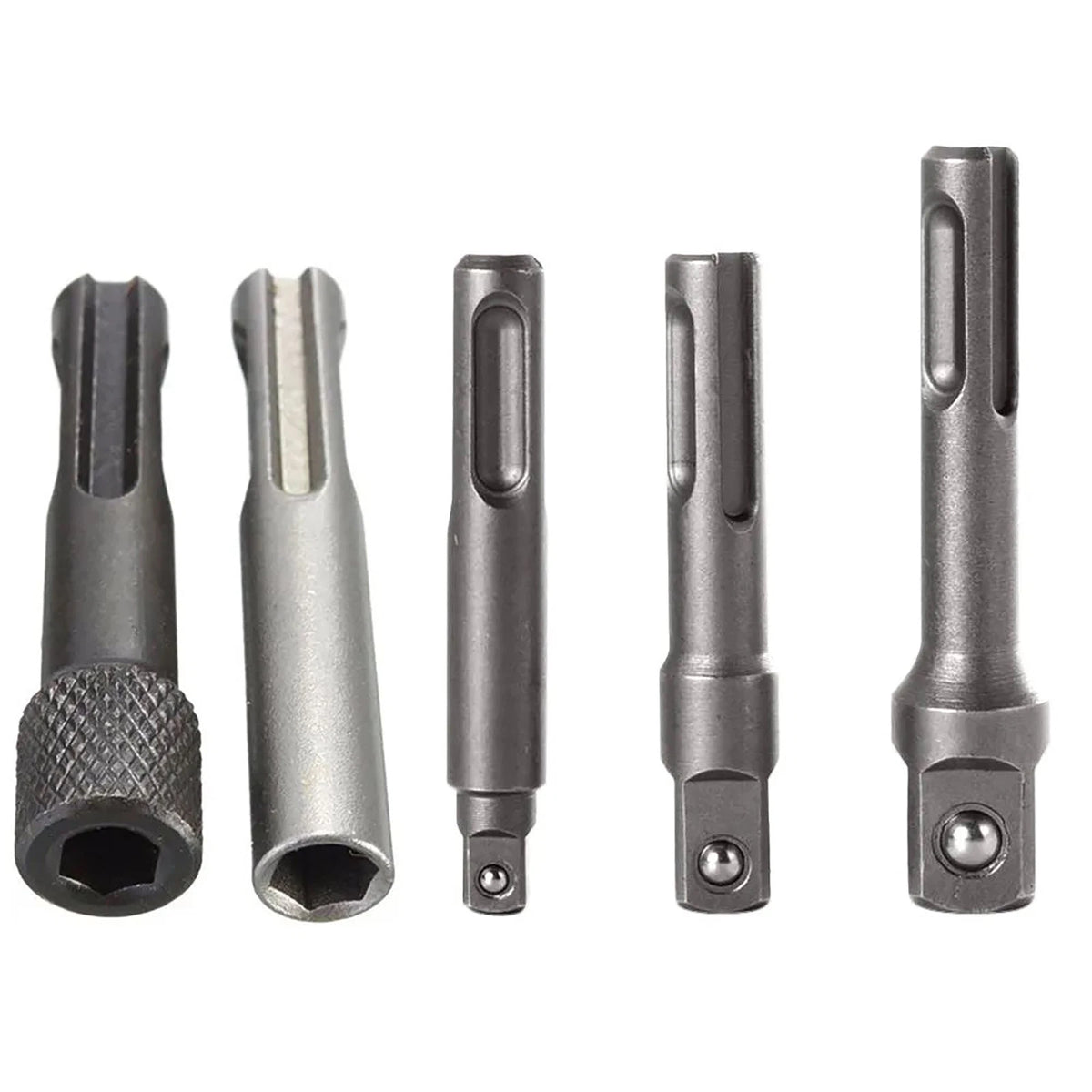 5pcs SDS Plus 1/4" 3/8" 1/2" Screwdriver Bit Hammer Drill Bit Accessories