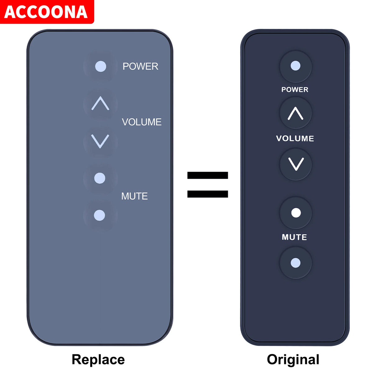 For ZVOX Replacement Remote Control AccuVoice AV100 AV102 AV110 TV Speaker