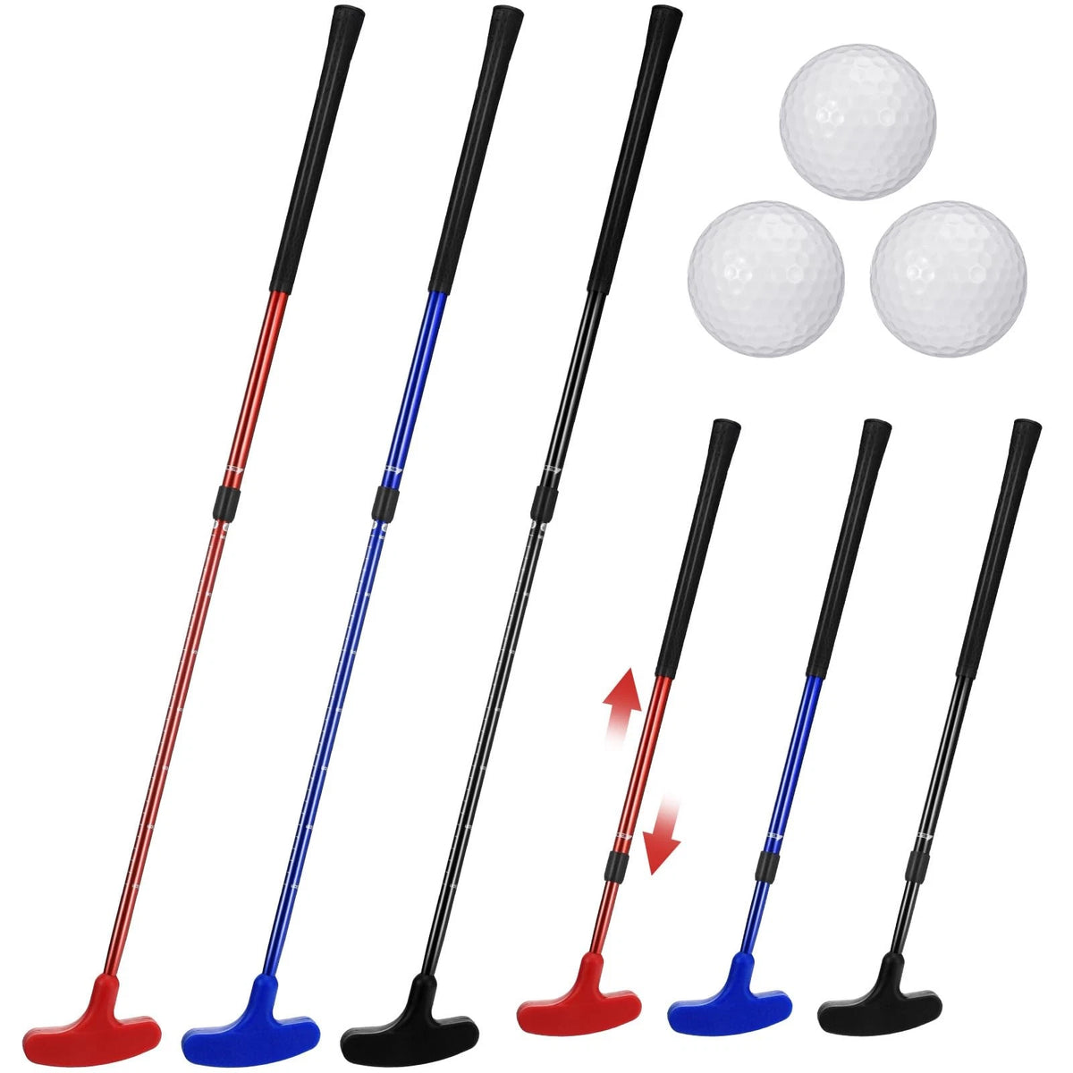 Leyndo 3 Set Golf Putter for Men 20.8-35.4", as shown in the picture