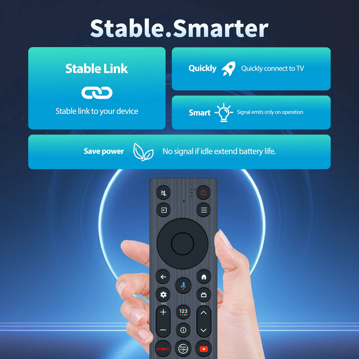 RC813A FMB4 Voice Remote Control For TCL Smart TV