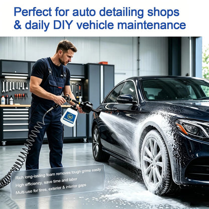 Car Wash Foam Gun,Foam Cannon Kit,Car Cleaning Gun, Black-2