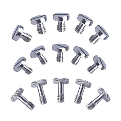 Xwell 1/4''-20 Slotted Screw, for Quick Release (QR) Plate 1/4", 15 piece set