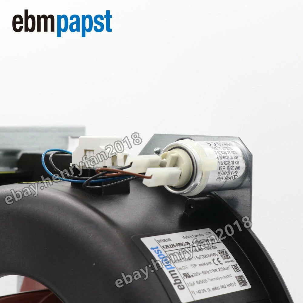 Ebmpapst K2E225-RB92-09 K2E225-AB92-09 Cooling Fan 230V 145/200W Centrifugal Fan