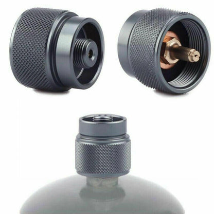 Adapter Camping Propane Small Gas Tank Adapter Input Lindal Output Stove One 1LB