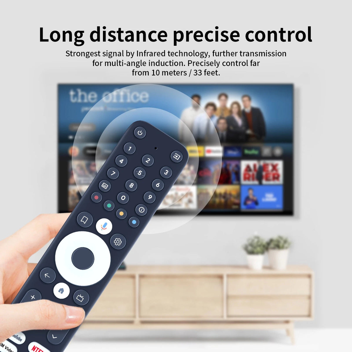 Voice Remote Control For Dune HD Homatics Box R 4K Plus Android TV Box