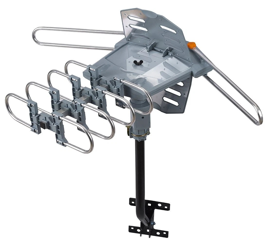 PBD Adjustable Attic / Outdoor Antenna & Weather Station Mounting Pole Black