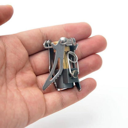 Foldable Aluminum Mini Ultralight Outdoor Camping Cook Burner Head Gas Stove