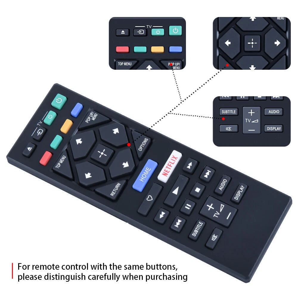 RMT-VB201D Remote Control For Sony Player BDP-S3700 UBPX700 BDPS1700