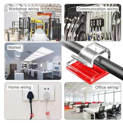 100PCS 0.55 * inch Cable Length: inches, Width: clear