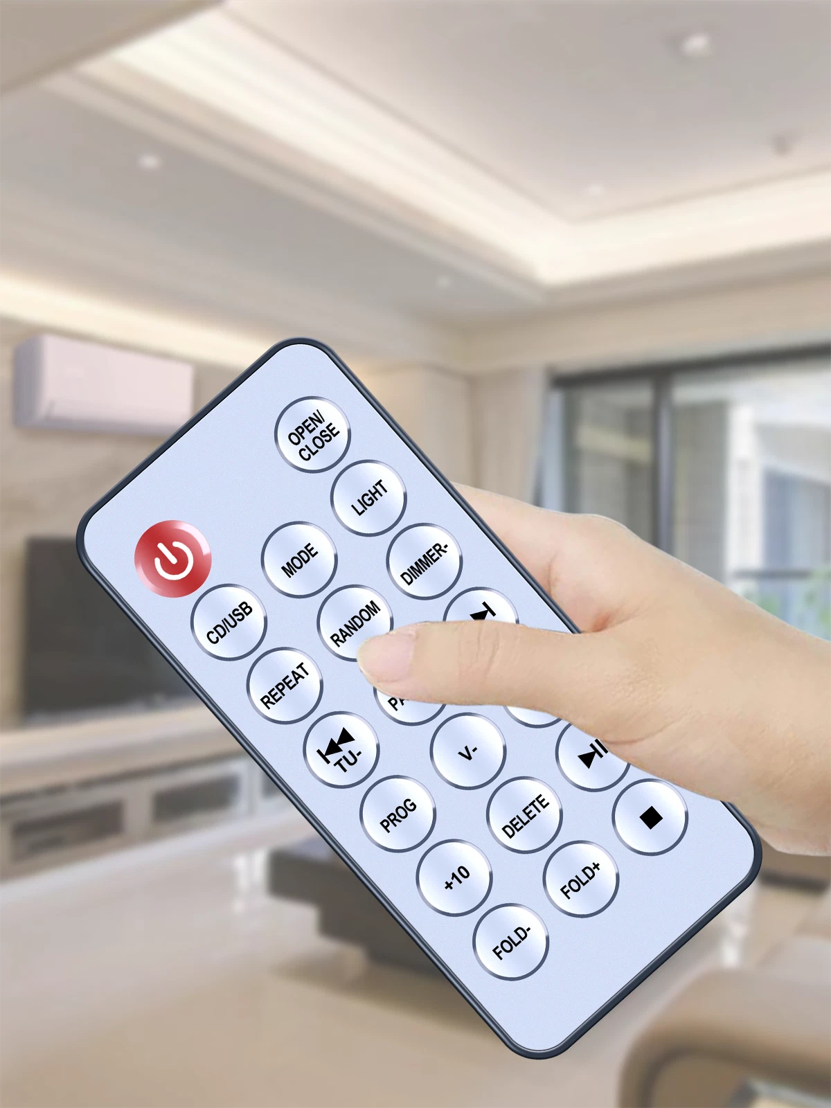 Replacement Remote Control For Akura Jukebox AJ-RD17009T