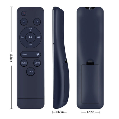 100056522 Remote Control For ONN Bluetooth TV Soundbar Audio System Speaker