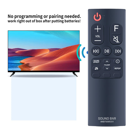 AKB75595331 Remote Control For LG Sound Bar SL4Y SL5Y SL6Y SL7Y SN6Y SL7Y